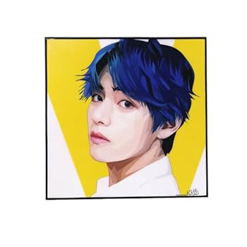 Amazon.co.jp: アートフレーム BTS V グッズ 防弾少年団 テテ